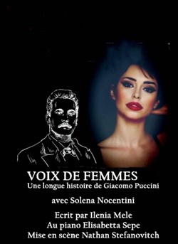 Affiche de Voix de femmes, une longue histoire de Giacomo Puccini