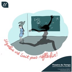 Affiche de Ségolène ne sait pas réfléchir