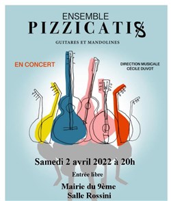 Affiche de Concert ensemble Pizzicatis