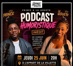Affiche de Podcast Humoristique en live