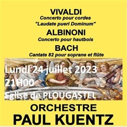 Affiche de Orchestre Paul Kuentz : Vivaldi / Albinoni / Bach | Plougastel