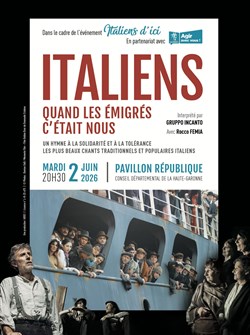 Affiche de Italiens, quand les émigrés c'était nous