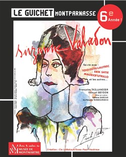 Affiche de Suzanne Valadon - Sa vie avec Toulouse-Lautrec, Erik Satie, Maurice Utrillo et les autres...