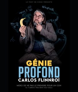 Affiche de Carlos Flinnroï dans Génie profond
