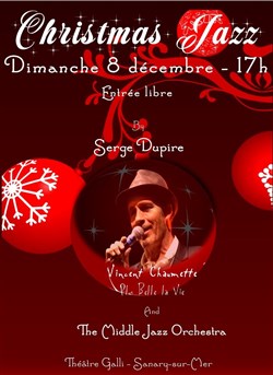 Affiche de Christmas Jazz | avec Serge Dupire (PBLV) et le Middle Jazz Orchestra