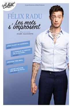 Affiche de Félix Radu dans Les mots s'improsent