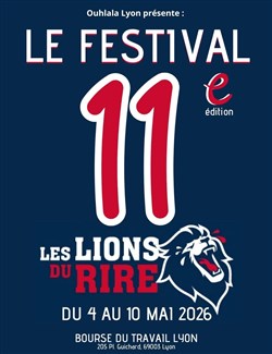 Affiche de Festival Les Lions du rire Édition 11