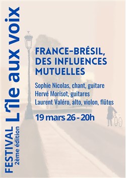 Affiche de France-Brésil, des influences mutuelles