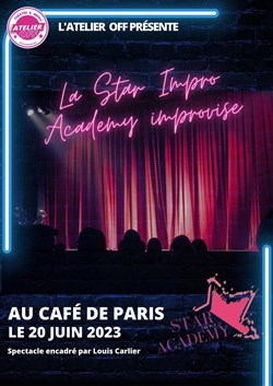 Affiche de La Star Impro Academy improvise