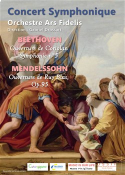 Affiche de Concert orchestre symphonique Ars Fidelis