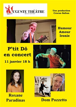 Affiche de P'tit Dô en concert