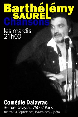 Affiche de Barthélémy Saurel