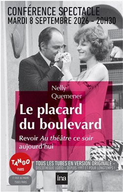 Affiche de Conférence spectacle : Le placard du Boulevard