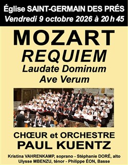 Affiche de Requiem de Mozart, Laudate Dominum, Ave verum