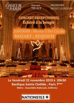 Affiche de Concert Exceptionnel Eclairé à la Bougie