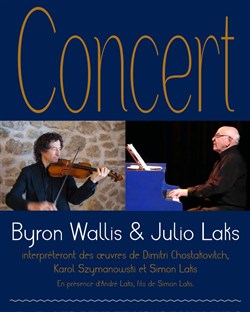 Affiche de Byron Wallis & Julio Laks en concert