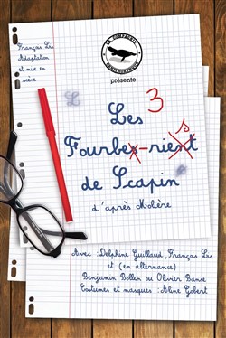 Affiche de Les 3 fourbes rient de Scapin