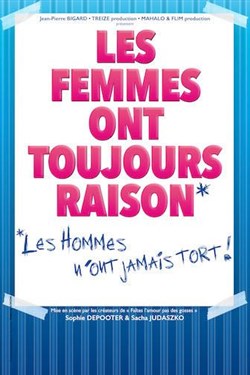 Affiche de Les femmes ont toujours raison, les hommes n'ont jamais tort