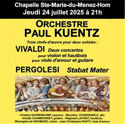 Affiche de Orchestre Paul Kuentz : Vivaldi / Pergolesi | Plomodiern