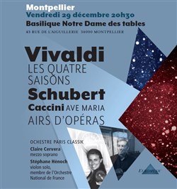 Affiche de Vivaldi, Schubert & Caccini | à Montpellier