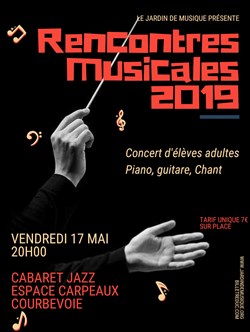 Affiche de Les Rencontres Musicales 2019