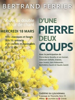 Affiche de Bertrand Ferrier : D'une pierre deux coups - L'Intégrale !