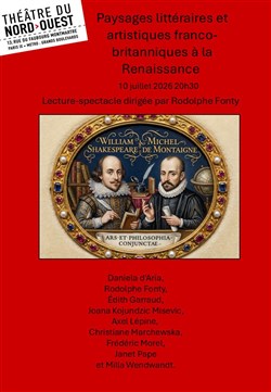 Affiche de Paysages littéraires et musicaux franco-britanniques au XVIème siècle