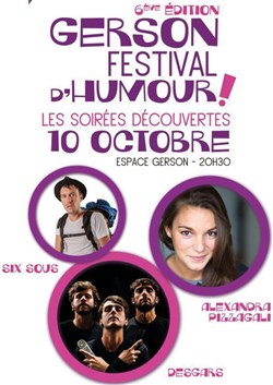 Affiche de Soirée Découverte 1, Festival de l'Espace Gerson