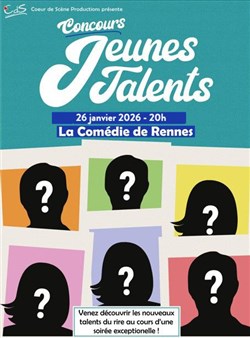 Affiche de Concours jeunes talents | Festival Rire & Vilaine 2026