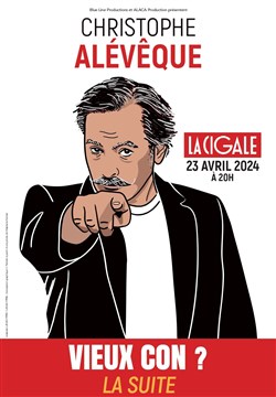 Affiche de Christophe Alévêque dans Vieux con ? La suite