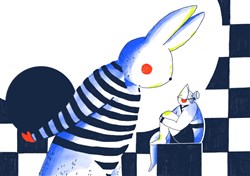 Affiche de Le lapin et la reine