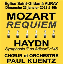 Affiche de Mozart Requiem | Choeur et orchestre Paul Kuentz