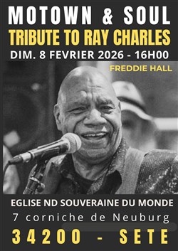 Affiche de Freddie Hall - Soul & Motown - Tribute To Ray Charles