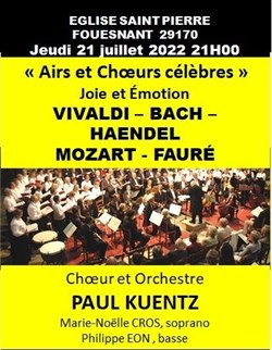Affiche de Paul Kuentz : Airs et choeurs célèbres | Fouesnant
