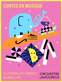 Affiche de Contes en musique par l'Orchestre Lamoureux