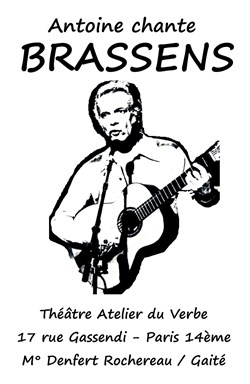 Affiche de Antoine chante Brassens