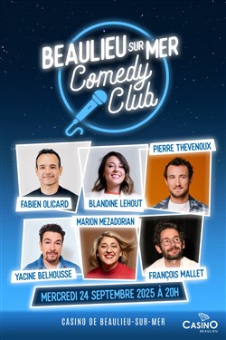 Affiche de Beaulieu sur Mer Comedy Club | 2ème édition