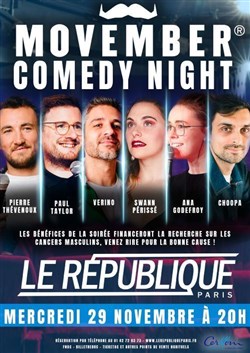 Affiche de Movember Comedy Night