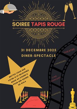 Affiche de Soirée Tapis Rouge | Réveillon du Nouvel An