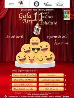 Affiche de Rire Solidaire | Edition XI