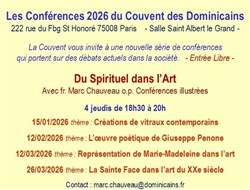 Affiche de Conférence : La Sainte Face dans l'art du XXe siècle