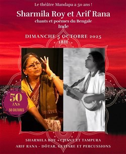 Affiche de Sharmila Roy : chants et poèmes du Bengale