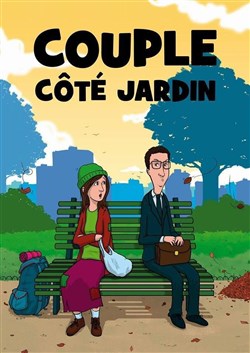 Affiche de Couple, côté jardin