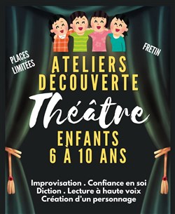 Affiche de Ateliers découverte du théâtre pour les enfants