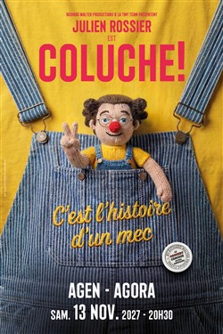 Affiche de Julien Rossier est Coluche !