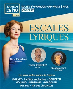 Affiche de Escale lyrique
