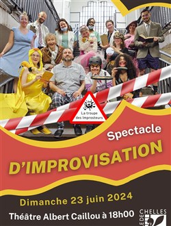 Affiche de Spectacle d'improvisation théâtrale | avec La troupe des Improsteurs