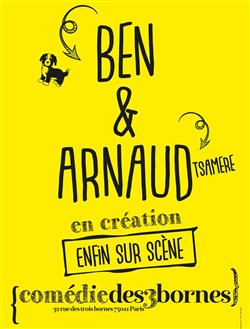 Affiche de Ben & Arnaud Tsamere dans Enfin sur scène | Spectacle en création