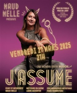 Affiche de Maud Melle dans J'assume