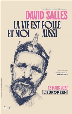 Affiche de David Salles dans La vie est folle et moi aussi
